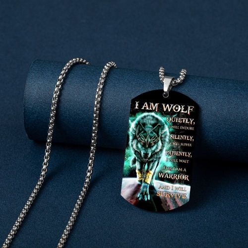 I Am Wolf Necklace