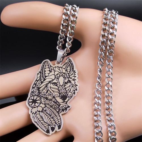 Bohemian Wolf Necklace
