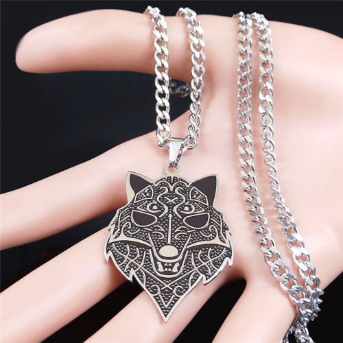 Viking Wolf Necklace