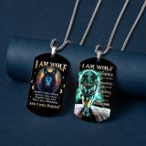 I Am Wolf Necklace