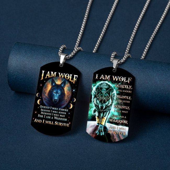 I Am Wolf Necklace