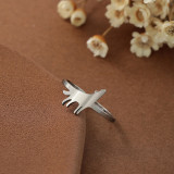 Adjustable Wolf Howl Ring