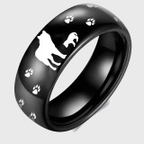 Mom And Baby Wolf Ring