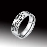 Silver Wolf Ring