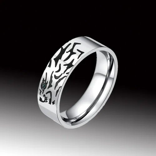 Silver Wolf Ring