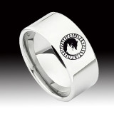 Silver Wolf Ring