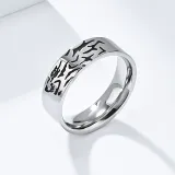 Silver Wolf Ring