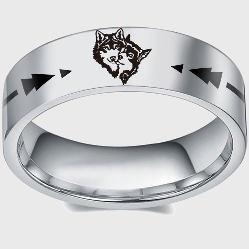Wolf Couple Ring