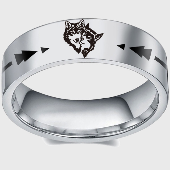 Wolf Couple Ring