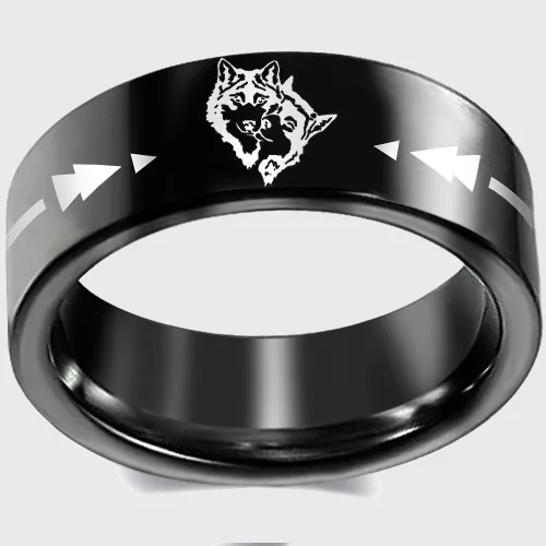 Wolf Couple Ring