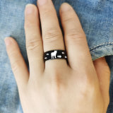 Mom And Baby Wolf Ring
