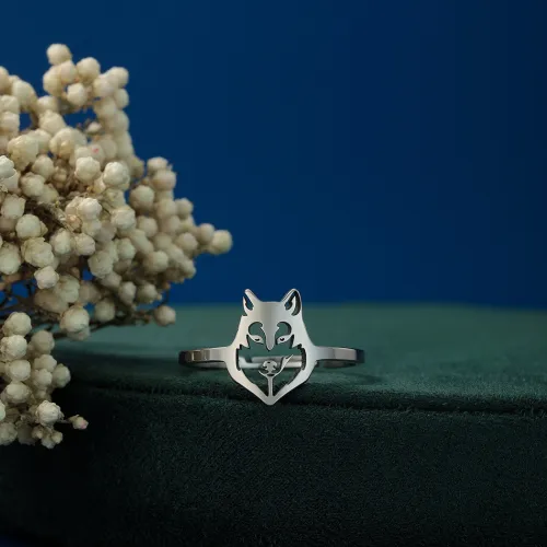 Wolf Head Ring