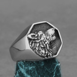 Hiphop Wolf Ring