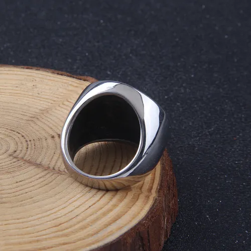 Viking Wolf Head Ring