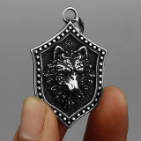 Shield Wolf Necklace