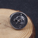 Viking Wolf Head Ring