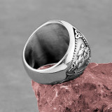 Odin Totem Wolf Ring