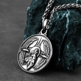 Raven Wolf Necklace