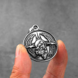 Raven Wolf Necklace