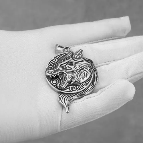 Wolf Pendant Necklace