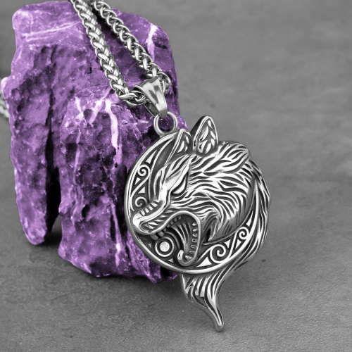 Wolf Pendant Necklace