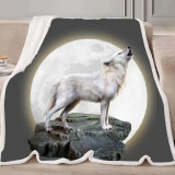 Howling Wolf Blanket