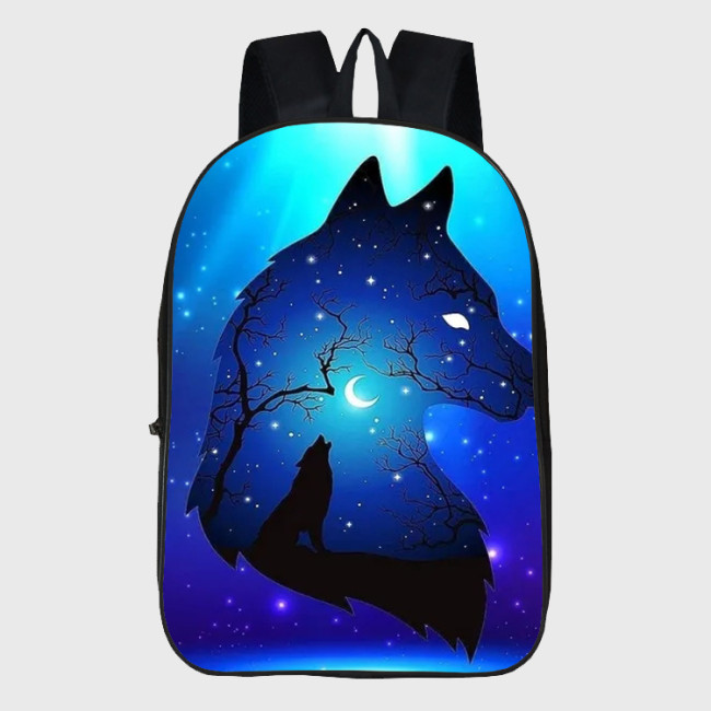 Galaxy Wolf Backpack