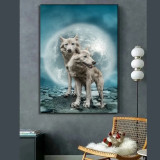 Arctic Wolf Art Painting Art