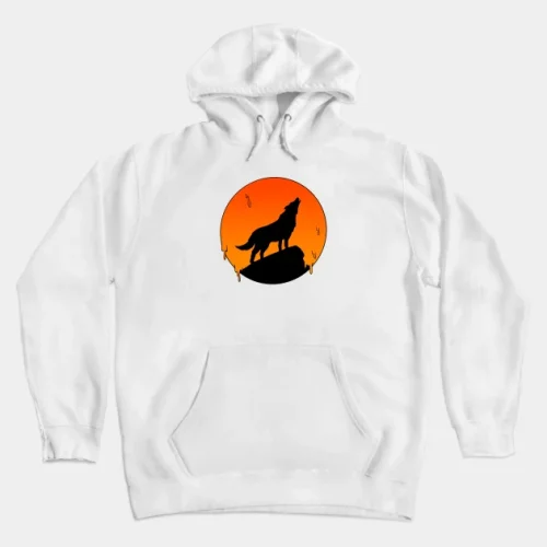 Howling Wolf Moon Hoodie