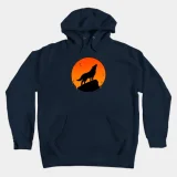 Howling Wolf Moon Hoodie