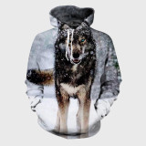 Snowy Wolf Hoodie