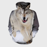 Running Wolf Hoodie