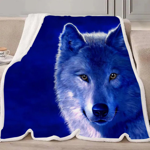 Wolf Head Blanket
