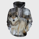 Grey Wolf Hoodie