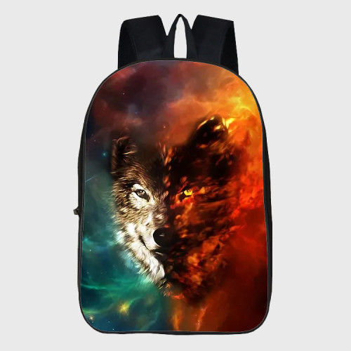 Galaxy Wolf Backpack