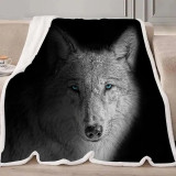 Wolf Face Blanket