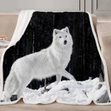 Arctic Wolf Blanket