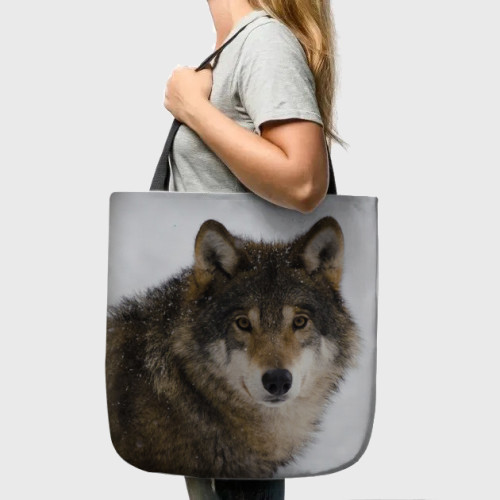 Grey Wolf Tote Bag