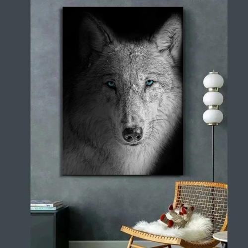 Wolf Face Wall Art