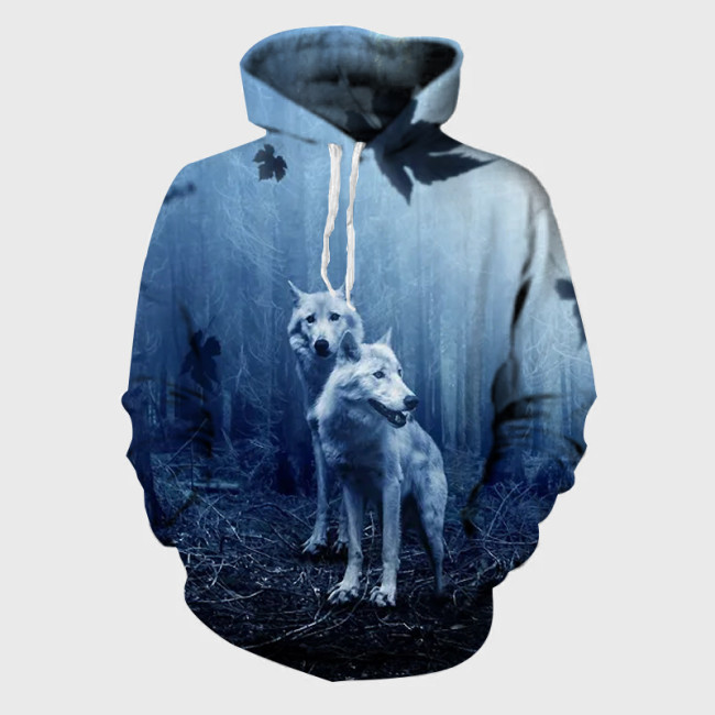 Leaf Arctic Wolf Hoodie