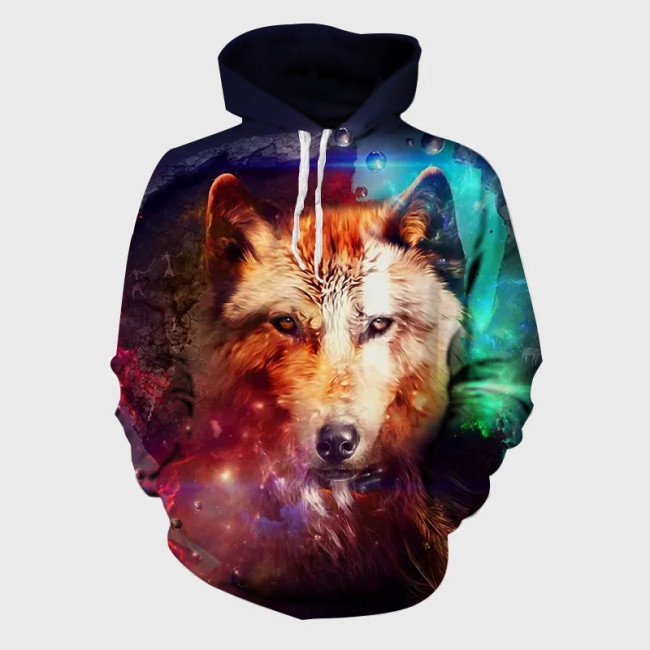 Wolf Galaxy Hoodie