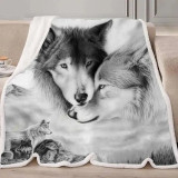 Wolf Couples Blanket