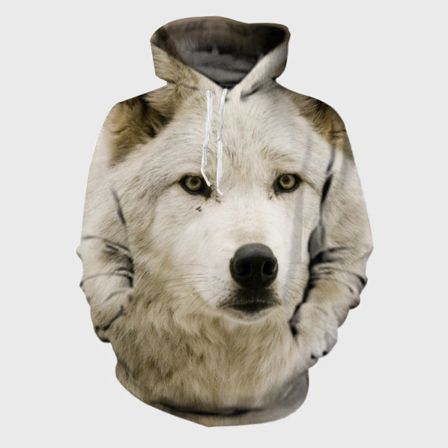 White Wolf Hoodie