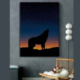 Night Wolf Wall Art