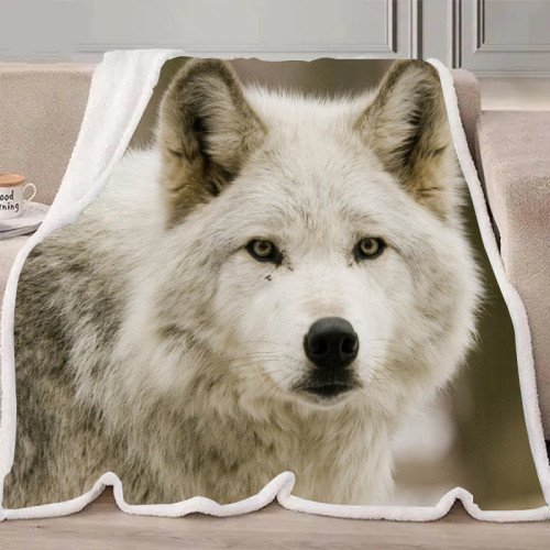 White Wolf Blanket