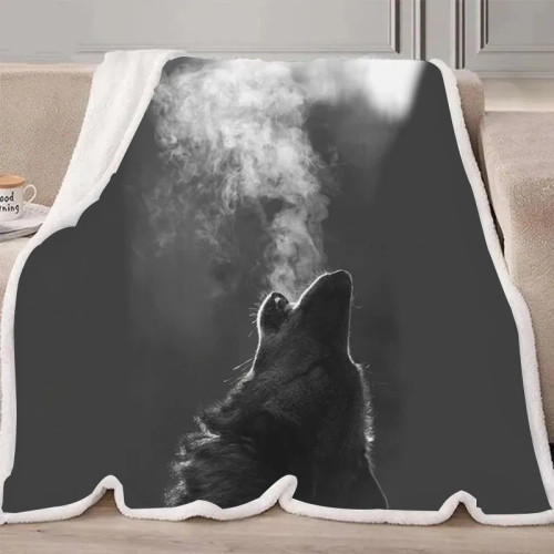 Howling Wolf Blanket