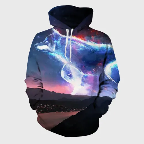 Wolf Galaxy Hoodie