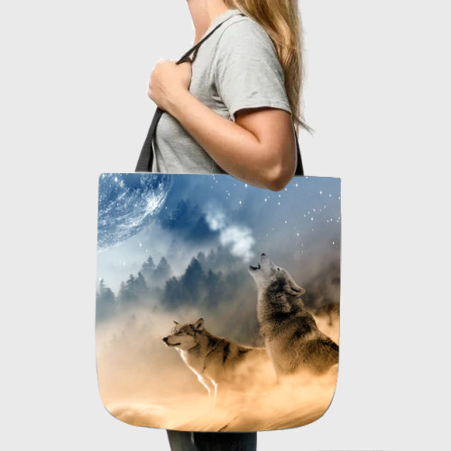 Wolf Cosmic Tote Bag
