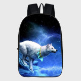 Galaxy Wolf Backpack