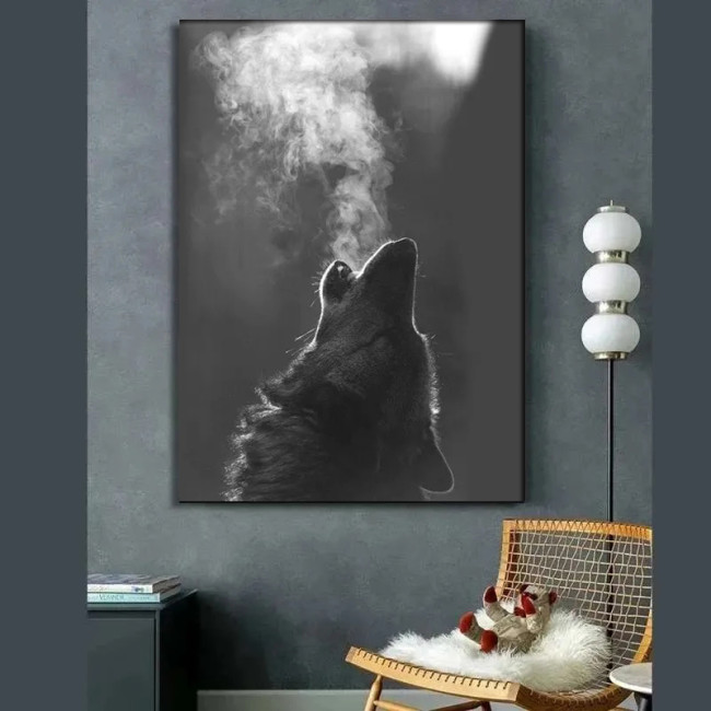 Howling Wolf Wall Art